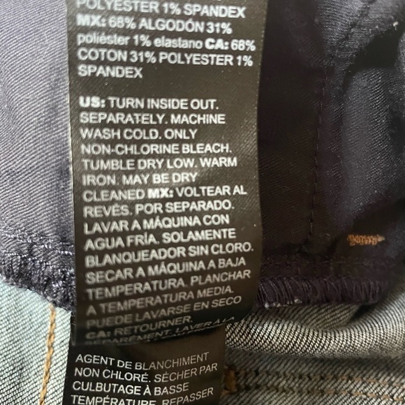 White House Black Market Dark Indigo High-Rise Skinny Flare Jeans - Picture 11 of 11